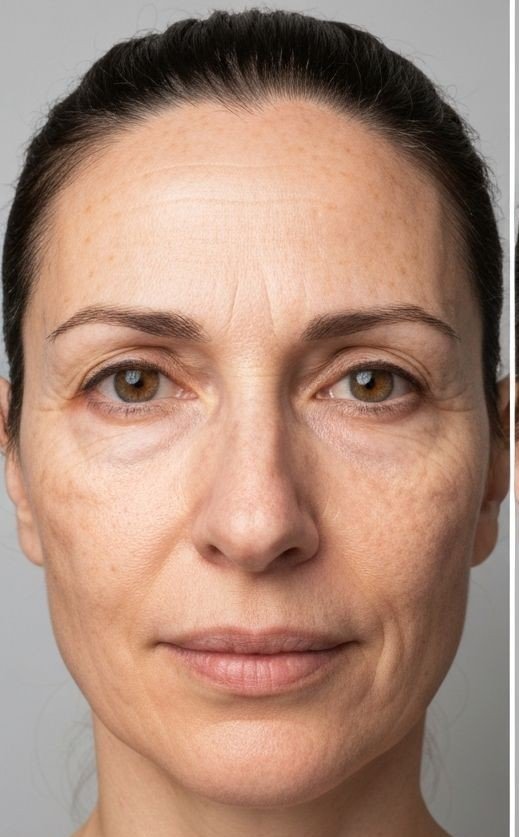 Avant HIFU visage